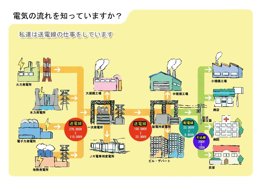 電気の流れ